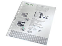 Showtas Leitz Premium 0.10mm PP A4 transparant 100 stuks