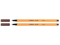 Fineliner STABILO point 88/45 fijn bruin