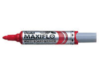 Whiteboardmarker Pentel MWL5M Maxiflo rond 3mm rood