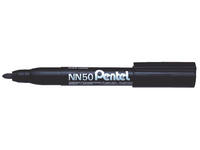Viltstift Pentel NN50 rond 1.3-3mm zwart