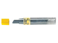 Potloodstift Pentel 2B 0.9mm zwart koker à 15 stuks