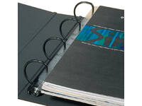 Opbergstrip Djois filestrip A4 295mm 2/4rings transparant 50 stuks