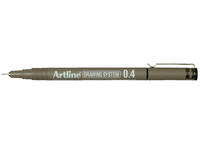 Fineliner Artline technisch 0.4mm zwart