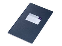 Notitieboek Djois Atlanta gelijmd 330x205 192blz lijn blauw
