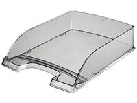 Brievenbak Leitz Plus A4 transparant rookglas
