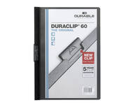 Klemmap Durable Duraclip A4 6mm 60 vellen zwart