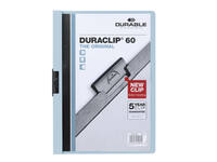Klemmap Durable Duraclip A4 6mm 60 vellen blauw