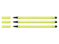 Viltstift STABILO Pen 68/024 medium neon geel