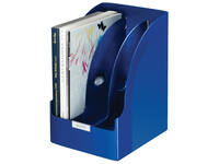 Tijdschriftcassette Leitz plus jumbo blauw