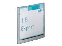 Deurbordje Durable Click sign 149x148,5mm grafiet