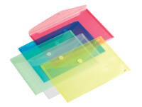 Enveloptas Europel A4 335x240mm dwars PP transparant wit