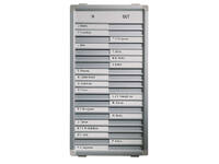 Aan-afwezigheidsbord Legamaster 770x260mm 30 namen