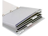 Indextabs Djois 12x40mm zelfklevend permanent wit 48 stuks