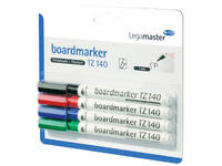 Whiteboardmarker Legamaster TZ 140 rond 1mm assorti blister à 4 stuks