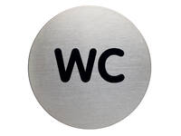 Infobord pictogram Durable 4907 wc rond 83mm